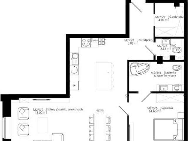 Mieszkanie 76,6m²