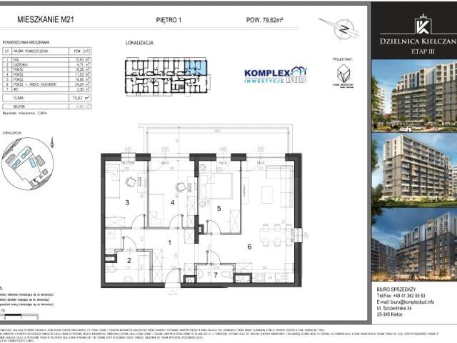 Mieszkanie 79,6m²