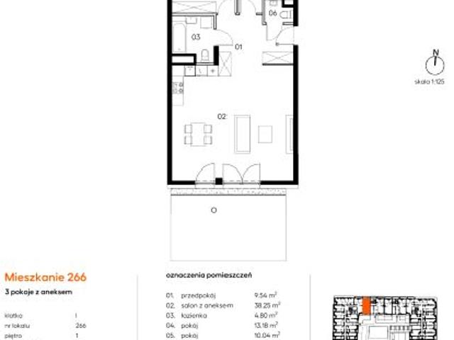 Mieszkanie 77,3m²