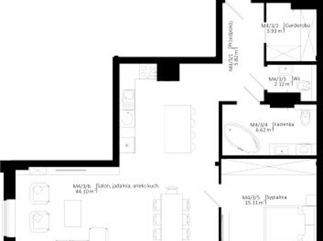 Mieszkanie 77,7m²