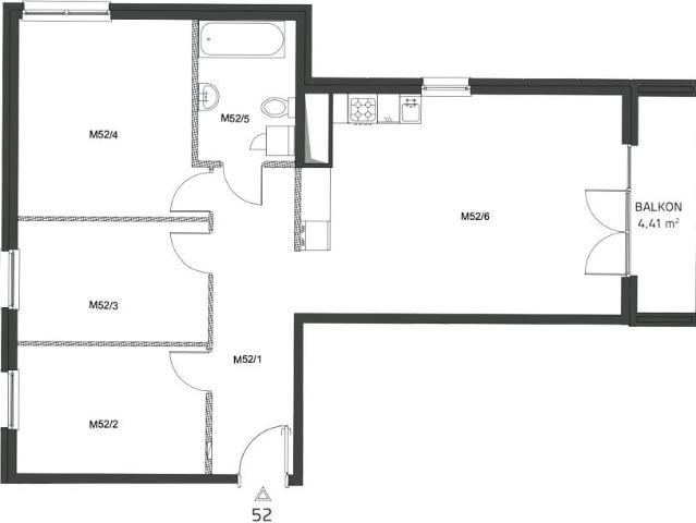 Mieszkanie 77,5m²