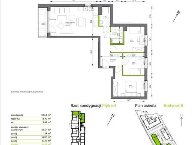 Mieszkanie 76,9m²