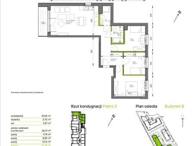 Mieszkanie 76,8m²
