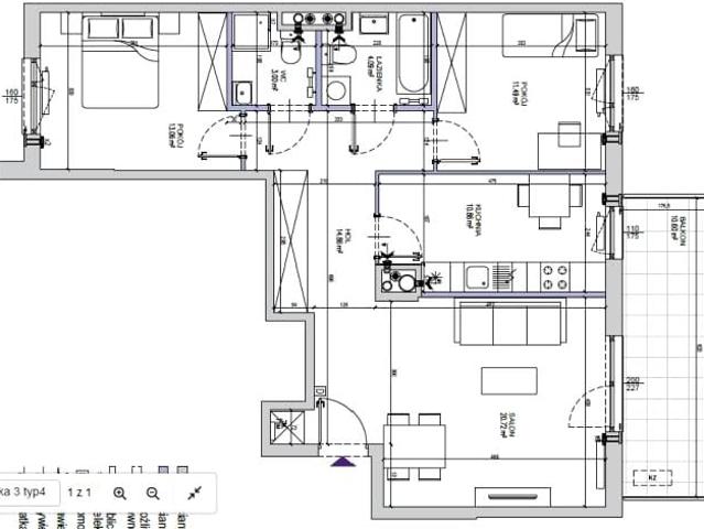 Mieszkanie 78 m², Warszawa