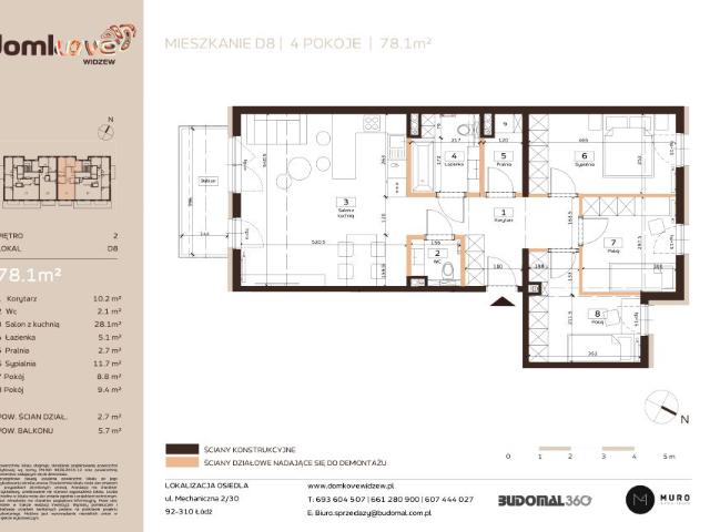 Mieszkanie 78,1m²