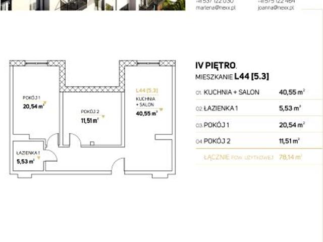 Mieszkanie 78,1m²