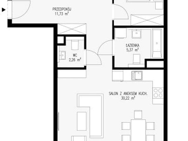 Mieszkanie 78,4m²