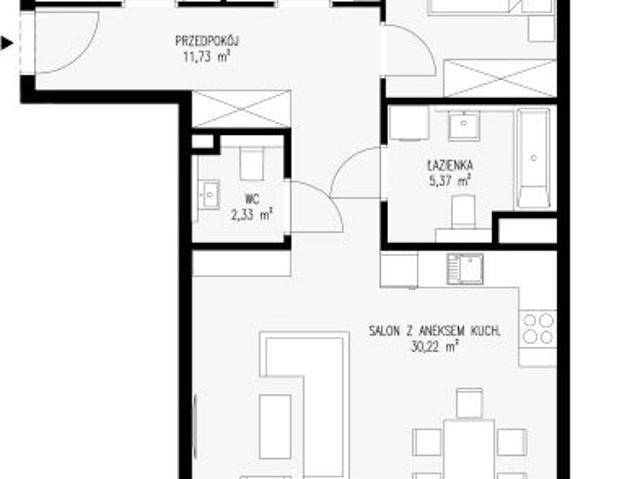 Mieszkanie 78,5m²