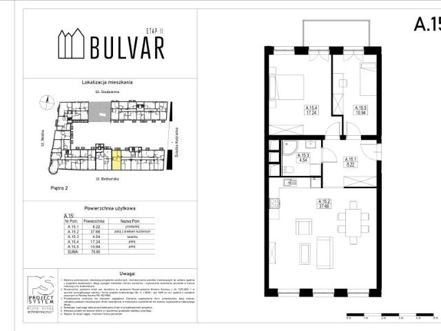 Mieszkanie 78,6m²