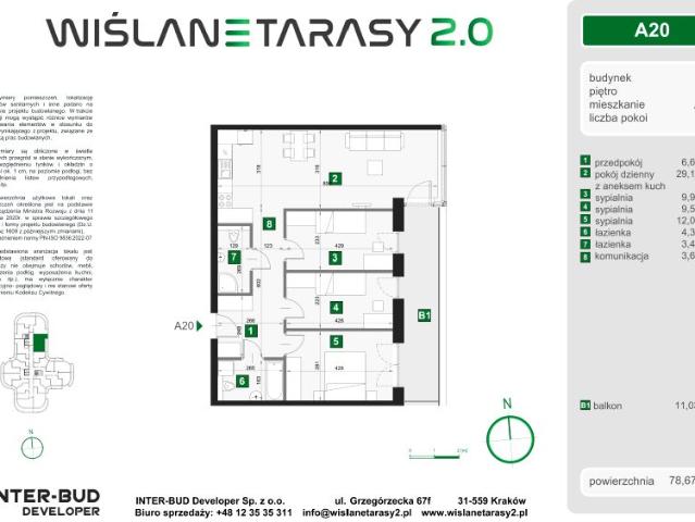 Mieszkanie 78,7m²