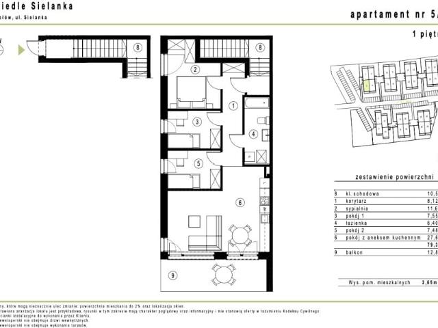 Mieszkanie 79,1m²