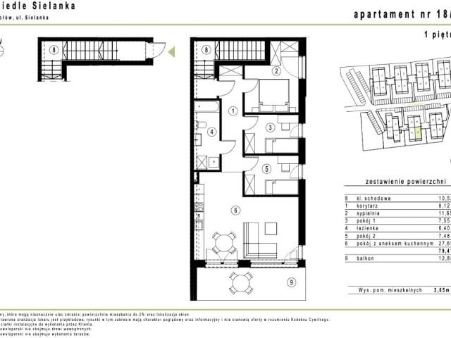 Mieszkanie 79,2m²