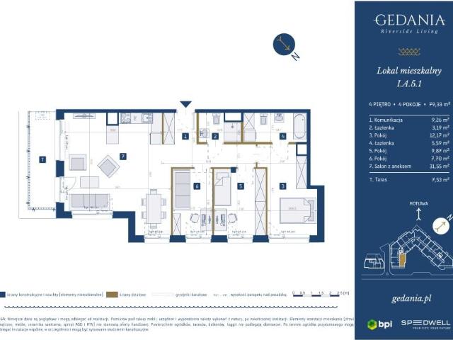Mieszkanie 79,3m²