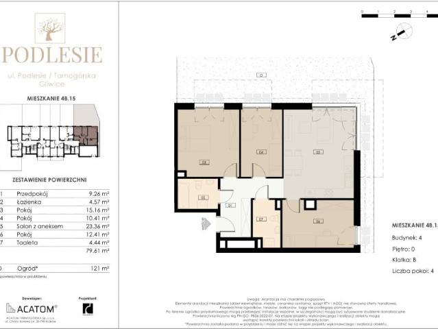 Mieszkanie 79,6m²