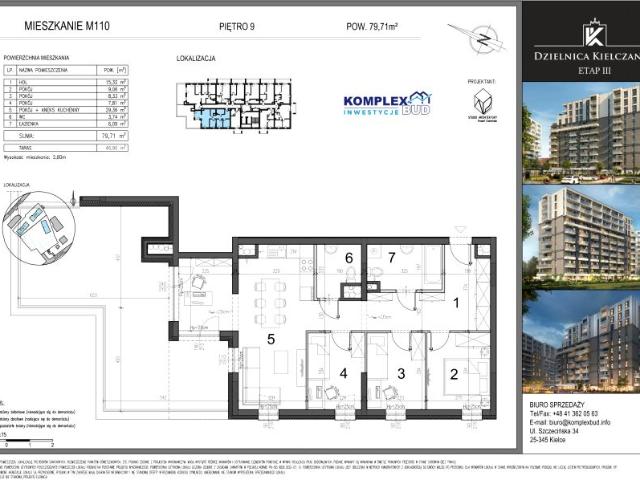 Mieszkanie 79,7m²