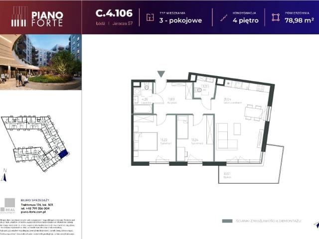 Mieszkanie 79m²