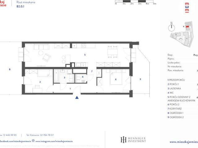 Mieszkanie 79m²