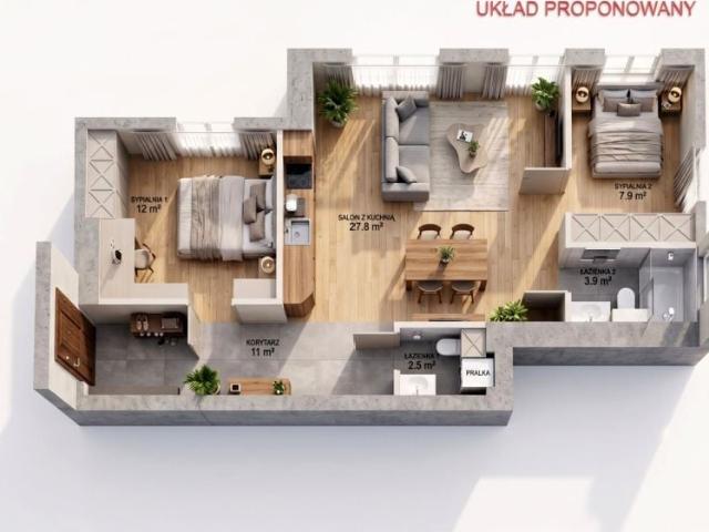 Mieszkanie 70,01 m², Bydgoszcz