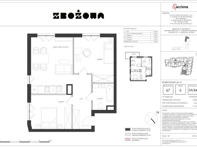 Mieszkanie 70,1m²
