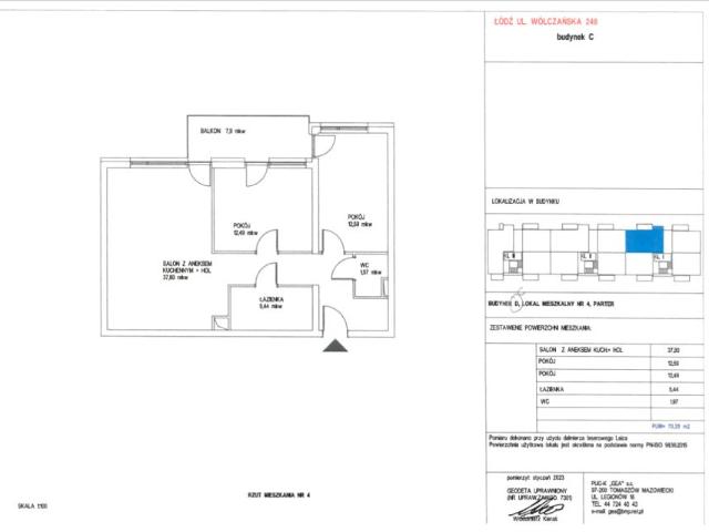 Mieszkanie 70,3m²