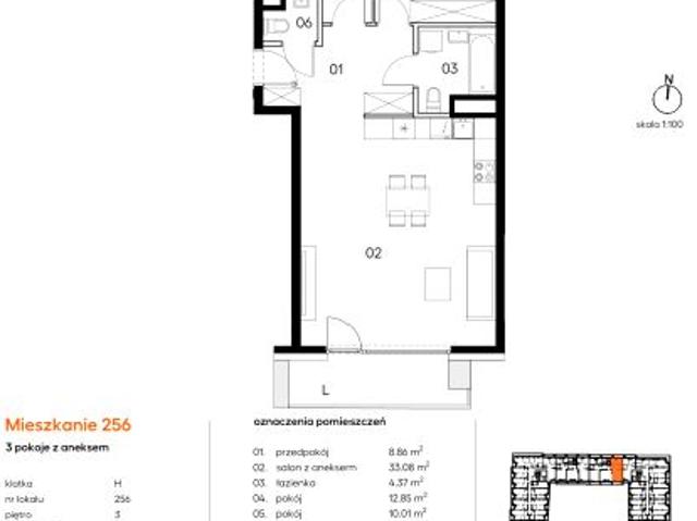 Mieszkanie 70,8m²