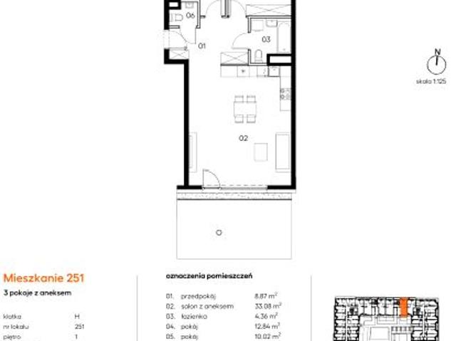 Mieszkanie 70,8m²