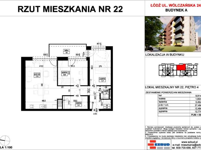 Mieszkanie 70m²