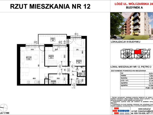 Mieszkanie 70m²