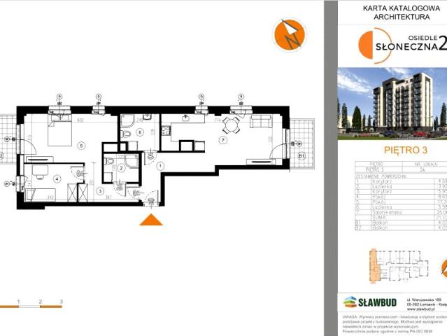Mieszkanie 70,9m²