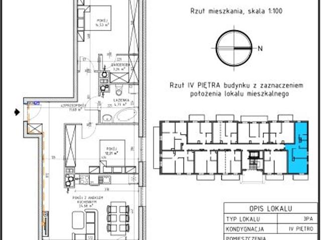 Mieszkanie 71,1m²