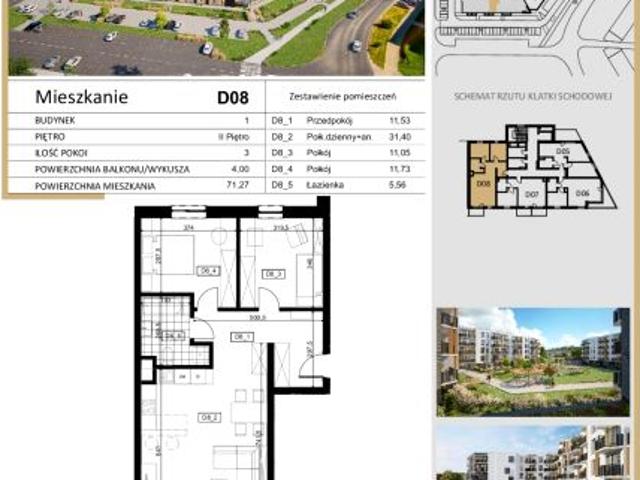 Mieszkanie 71,3m²