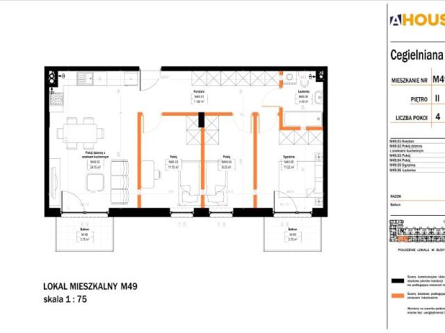 Mieszkanie 71,5m²