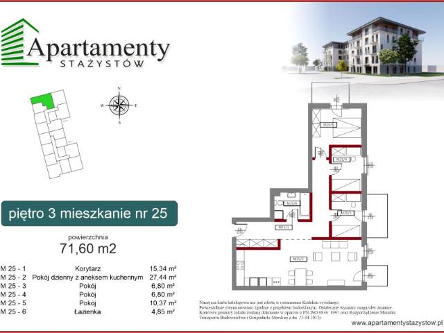 Mieszkanie 71,6m²