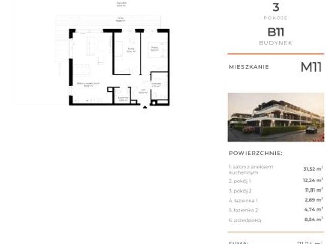 Mieszkanie 38,2m²