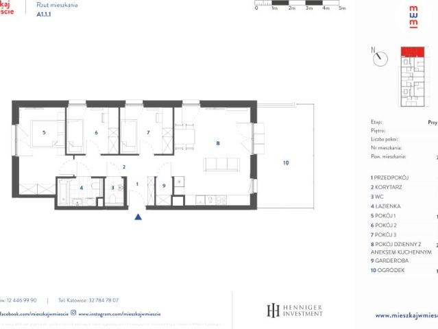 Mieszkanie 71,8m²