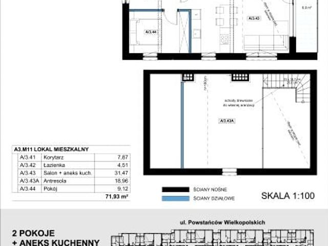 Mieszkanie 71,9m²