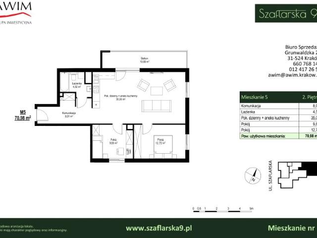 Mieszkanie 71m²