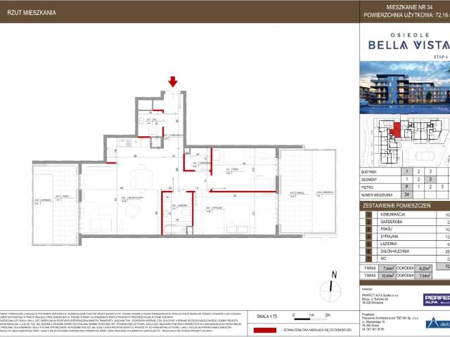 Mieszkanie 72,2m²