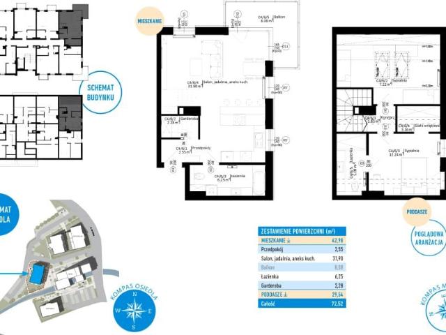 Mieszkanie 72,5m²