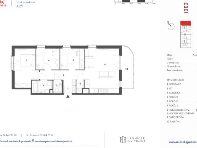 Mieszkanie 72,5m²