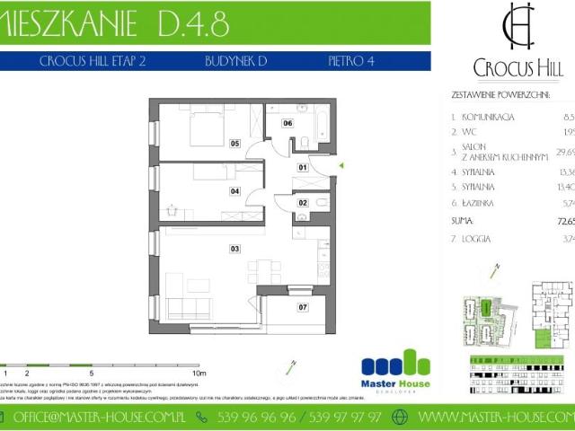 Mieszkanie 72,7m²