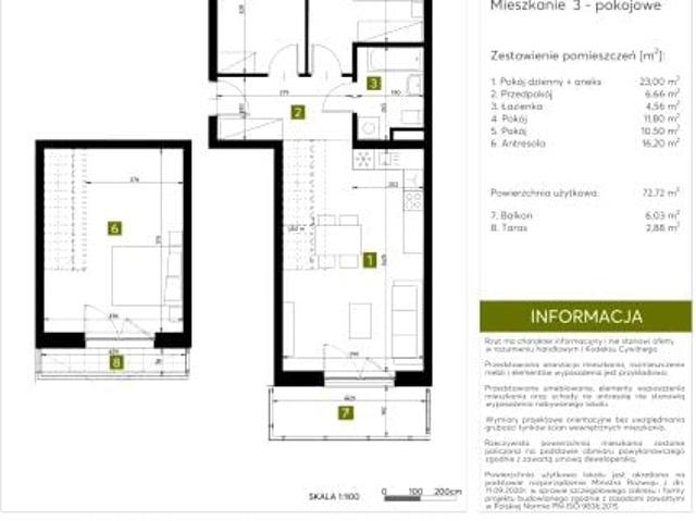 Mieszkanie 72,7m²