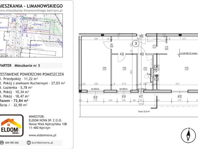 Mieszkanie 72,8m²