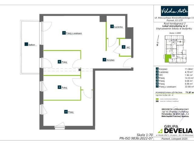 Mieszkanie 72m²