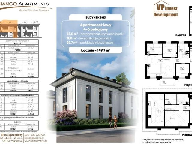 Mieszkanie 72m²