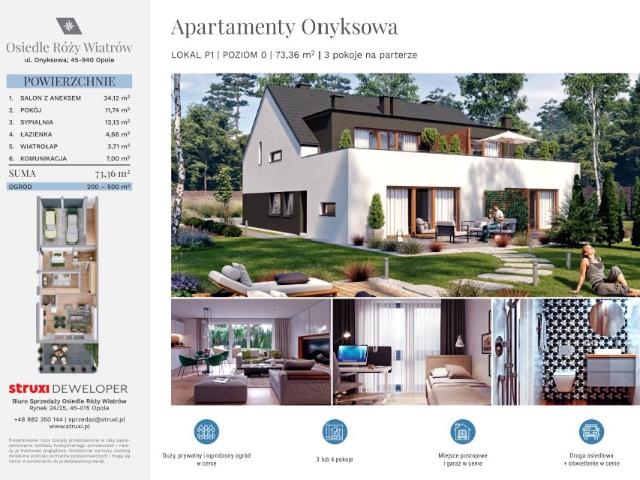 Mieszkanie 73,3m²