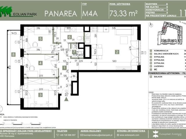 Mieszkanie 73,3m²