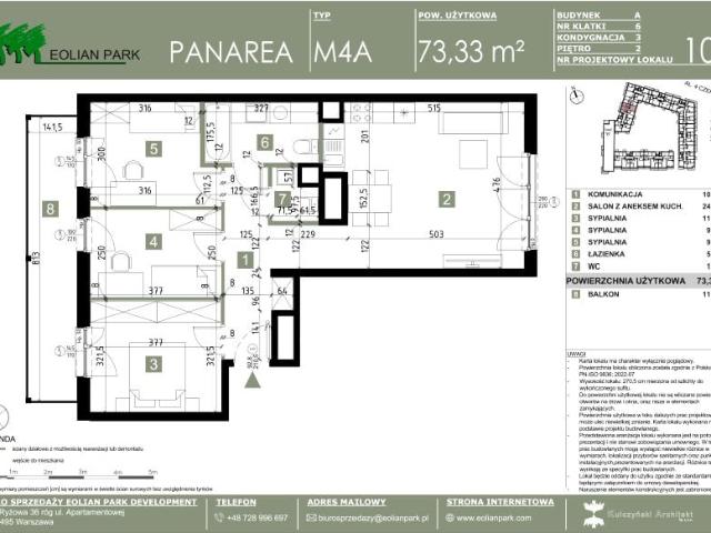 Mieszkanie 73,3m²