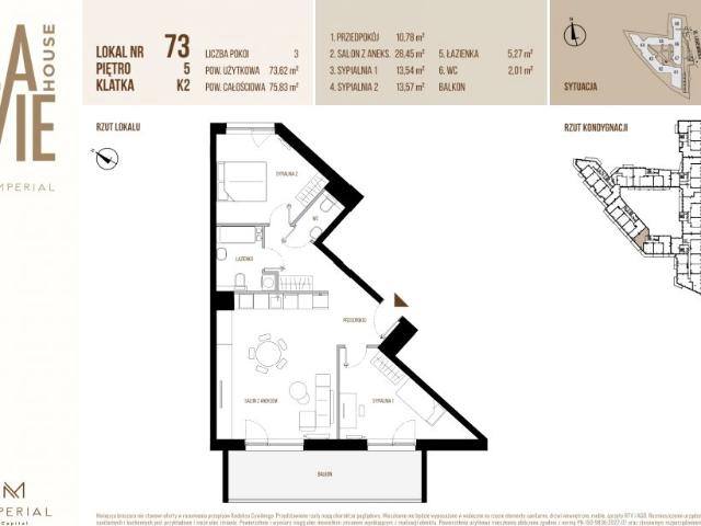 Mieszkanie 73,6m²