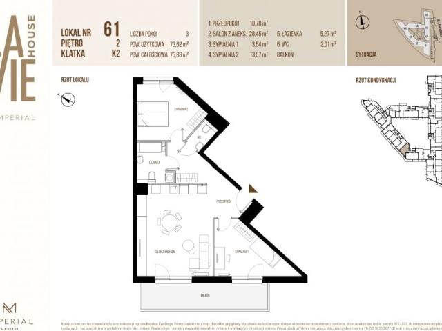 Mieszkanie 73,6m²